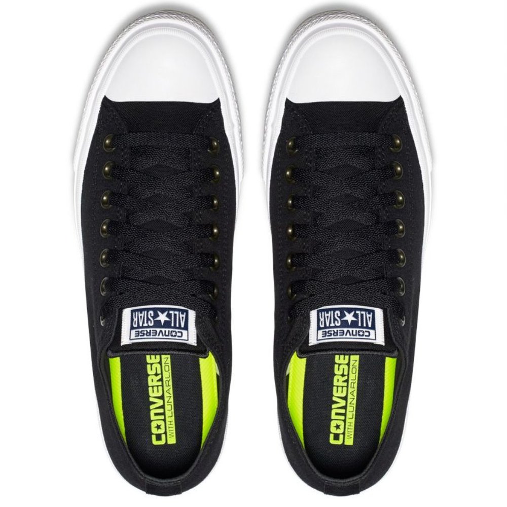 Converse Women's Chuck Taylor II Black Low Top